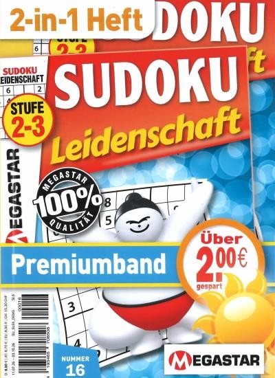 SUDOKU LEIDENSCHAFT PREMIUMBAND 16/2026
