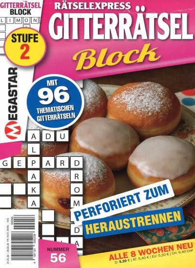 RÄTSELEXPRESS GITTERRÄTSEL BLOCK 56/2026