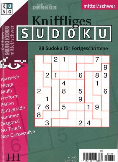 KNIFFLIGES SUDOKU 111/2023