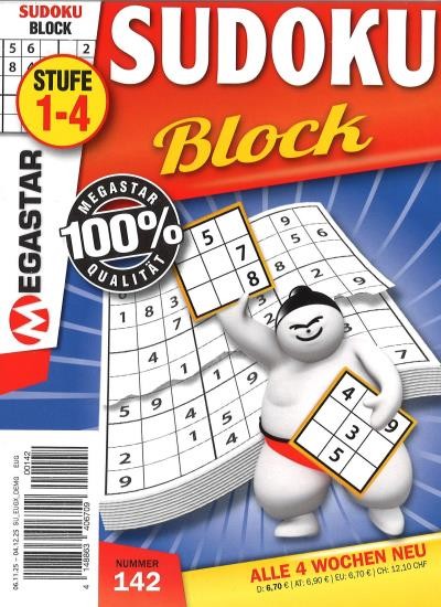 MEGASTAR SUDOKU BLOCK Abo