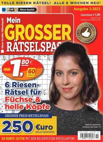 MEIN GROSSER RÄTSELSPASS 2/2023
