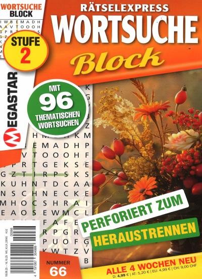 WORTSUCHE BLOCK 66/2025