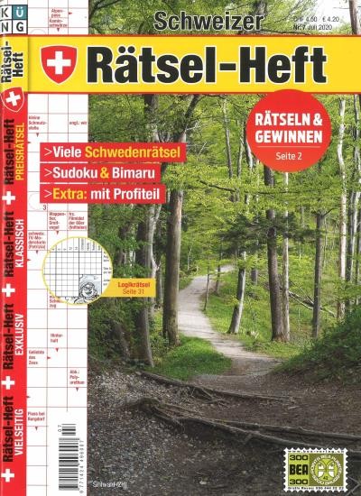 SCHWEIZER RÄTSEL-HEFT 7/2020