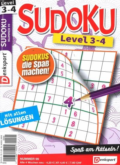 SUDOKU LEVEL 3-4 99/2025