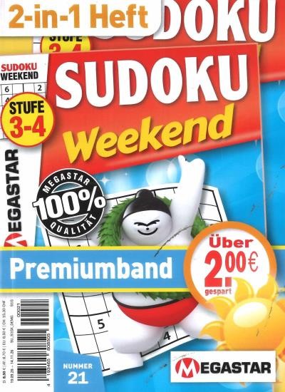 SUDOKU WEEKEND PREMIUMBAND 21/2026