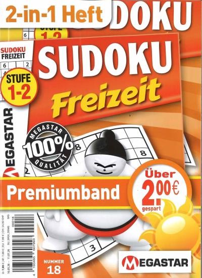 SUDOKU FREIZEIT PREMIUMBAND 18/2026