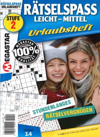 MEGASTAR RÄTSELSPASS LEICHT-MITTEL 14/2023