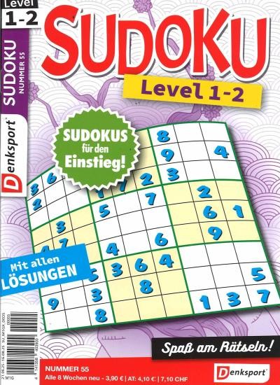 SUDOKU LEVEL 1-2 55/2025