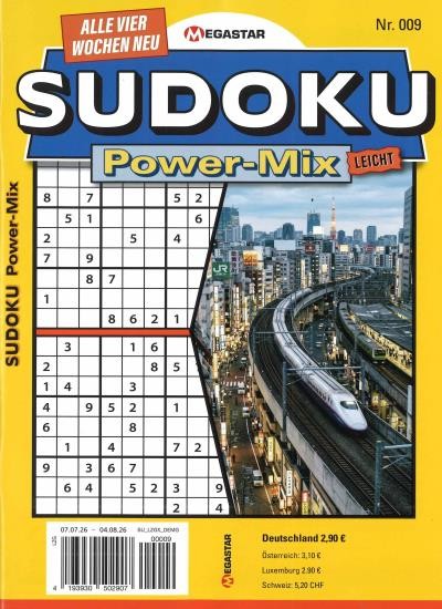 SUDOKU POWER MIX LEICHT 9/2026