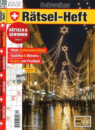 SCHWEIZER RÄTSEL-HEFT 12/2021