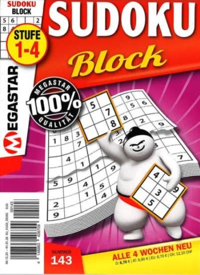 MEGASTAR SUDOKU BLOCK Abo