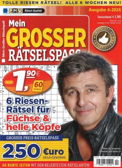 MEIN GROSSER RÄTSELSPASS 4/2024