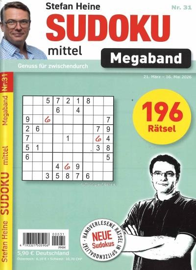 SUDOKU MITTEL MEGABAND Abo