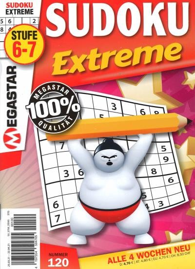 SUDOKU EXTREME 120/2021
