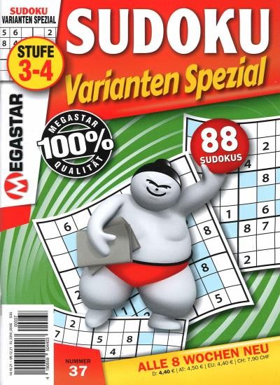 SUDOKU VARIANTEN SPEZIAL 37/2021