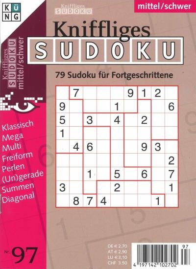 KNIFFLIGES SUDOKU 97/2020