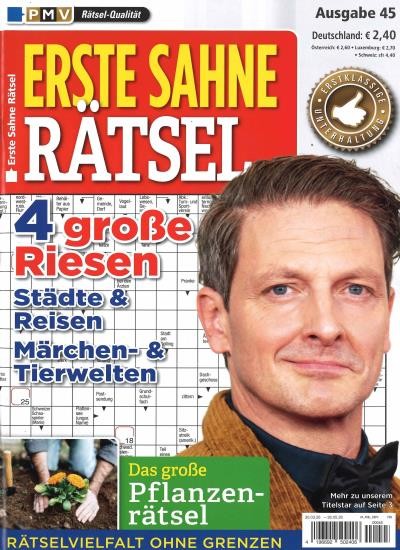 ERSTE SAHNE RÄTSEL 45/2026