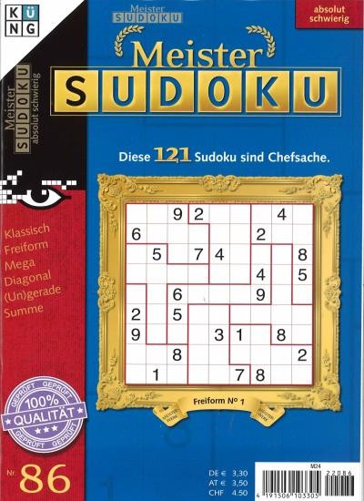 MEISTER SUDOKU 86/2022