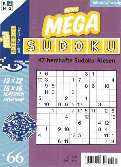 NEUES MEGA SUDOKU Abo