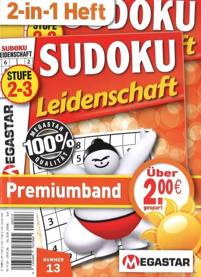 SUDOKU LEIDENSCHAFT PREMIUMBAND 13/2025