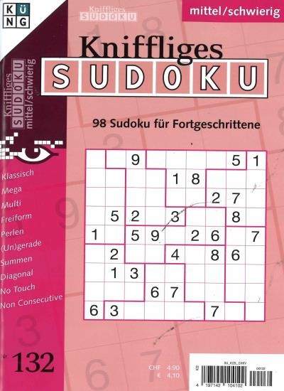 KNIFFLIGES SUDOKU 132/2026
