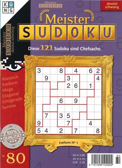 MEISTER SUDOKU 80/2021