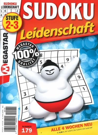 SUDOKU LEIDENSCHAFT 179/2025