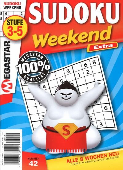 SUDOKU WEEKEND EXTRA 42/2021