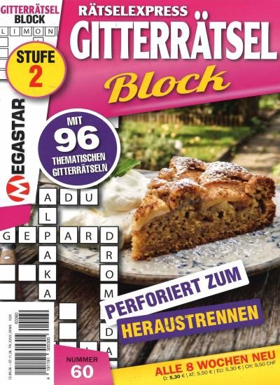 RÄTSELEXPRESS GITTERRÄTSEL BLOCK 60/2026