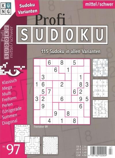 PROFI SUDOKU 97/2020