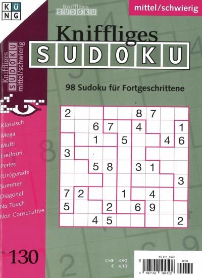 KNIFFLIGES SUDOKU 130/2026