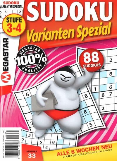 SUDOKU VARIANTEN SPEZIAL 33/2021