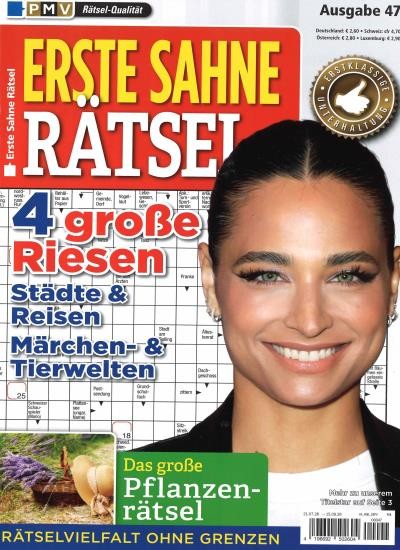 ERSTE SAHNE RÄTSEL 47/2026