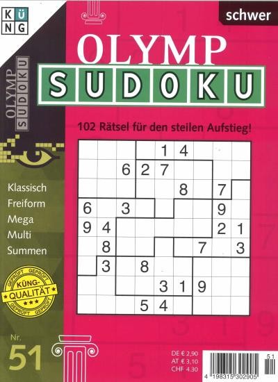 OLYMP SUDOKU 51/2020