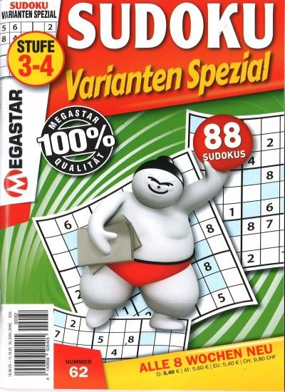 SUDOKU VARIANTEN SPEZIAL 62/2025