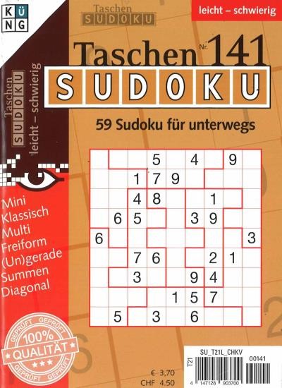 TASCHEN-SUDOKU 141/2025