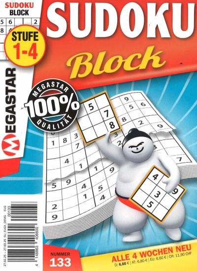 MEGASTAR SUDOKU BLOCK Abo