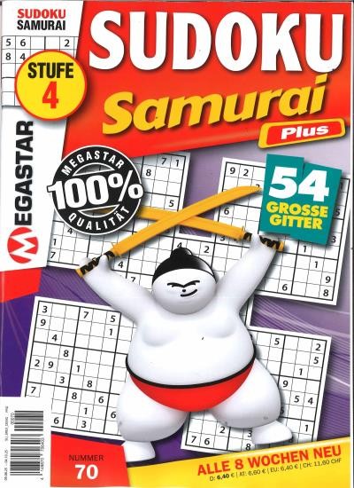SUDOKU SAMURAI PLUS 70/2025