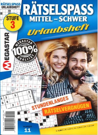 MEGASTAR RÄTSELSPASS MITTEL-SCHWER 11/2023