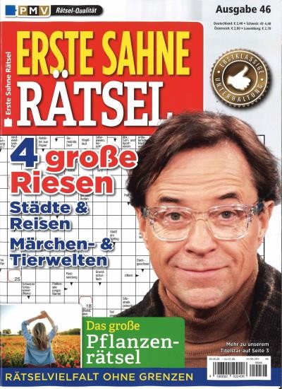 ERSTE SAHNE RÄTSEL 46/2026