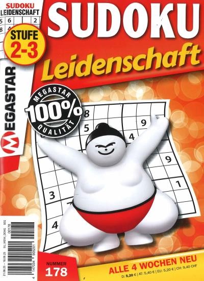 SUDOKU LEIDENSCHAFT 178/2025