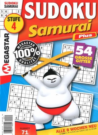 SUDOKU SAMURAI PLUS 71/2025