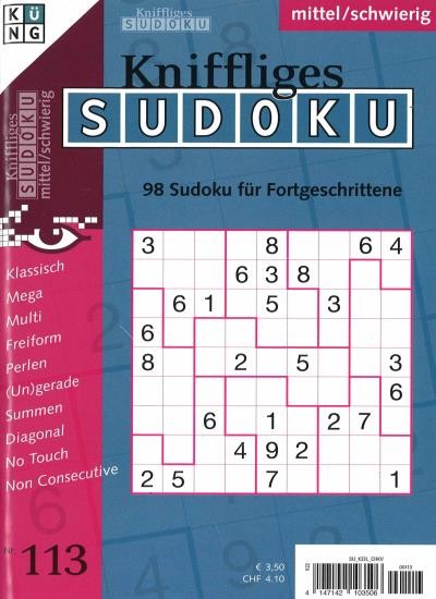 KNIFFLIGES SUDOKU 113/2023