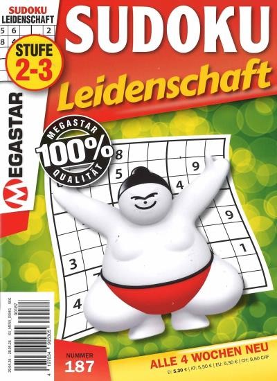 SUDOKU LEIDENSCHAFT 187/2026