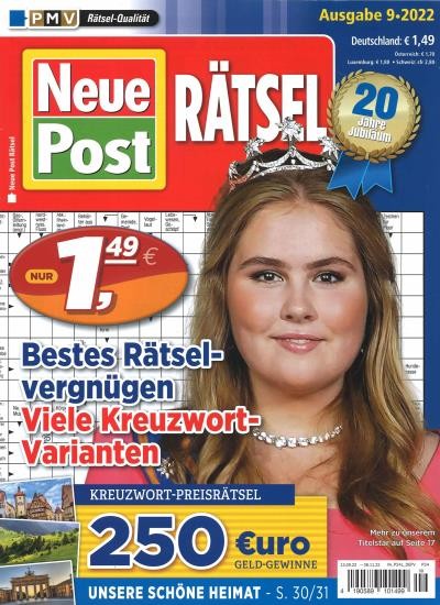 NEUE POST RÄTSEL 9/2022