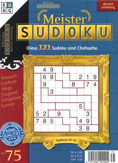 MEISTER SUDOKU 75/2020