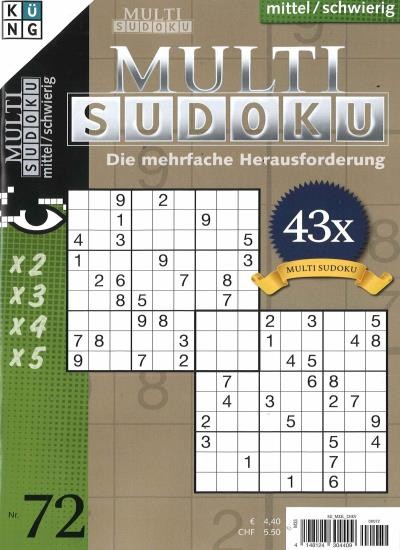 MULTI SUDOKU 72/2025