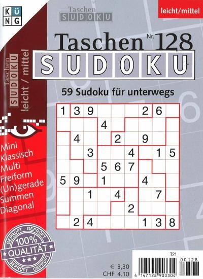 TASCHEN-SUDOKU 128/2023