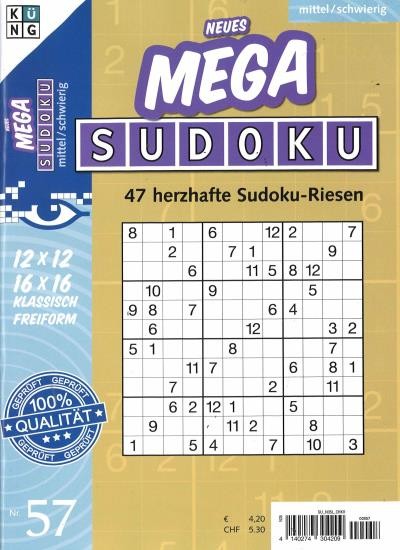 NEUES MEGA SUDOKU Abo