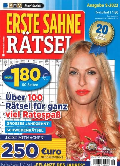 ERSTE SAHNE RÄTSEL 9/2022
